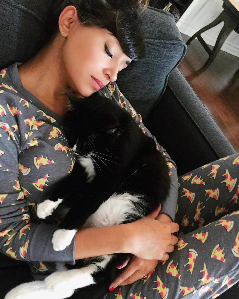 HannahSimone's tweet photo. Naps + Fat Cat + Pizza. #everythingilove #trifectaperfecta #outtatherv #backondacouch #nap… https://t.co/wgfIs1FVNo https://t.co/a1JcLn9g9M