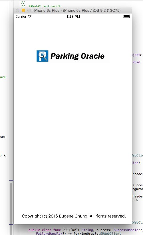 eugenech's tweet photo. @ParkingOracle app for iOS will be released to a small group of test users.  PM if you're interested. https://t.co/FQFSx63TEs