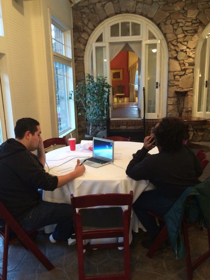 Phone bank! #teammaddalon