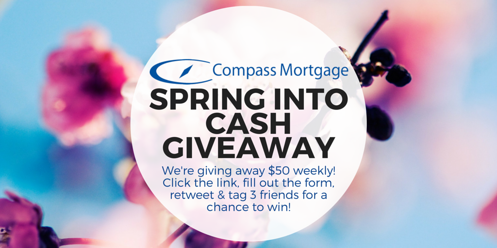 CompMort's tweet photo. Retweet, tag 3 friends, and fill out the form for your chance to win $50! https://t.co/3rNJqtWpQJ #springgiveaway https://t.co/6izMMJf7ay