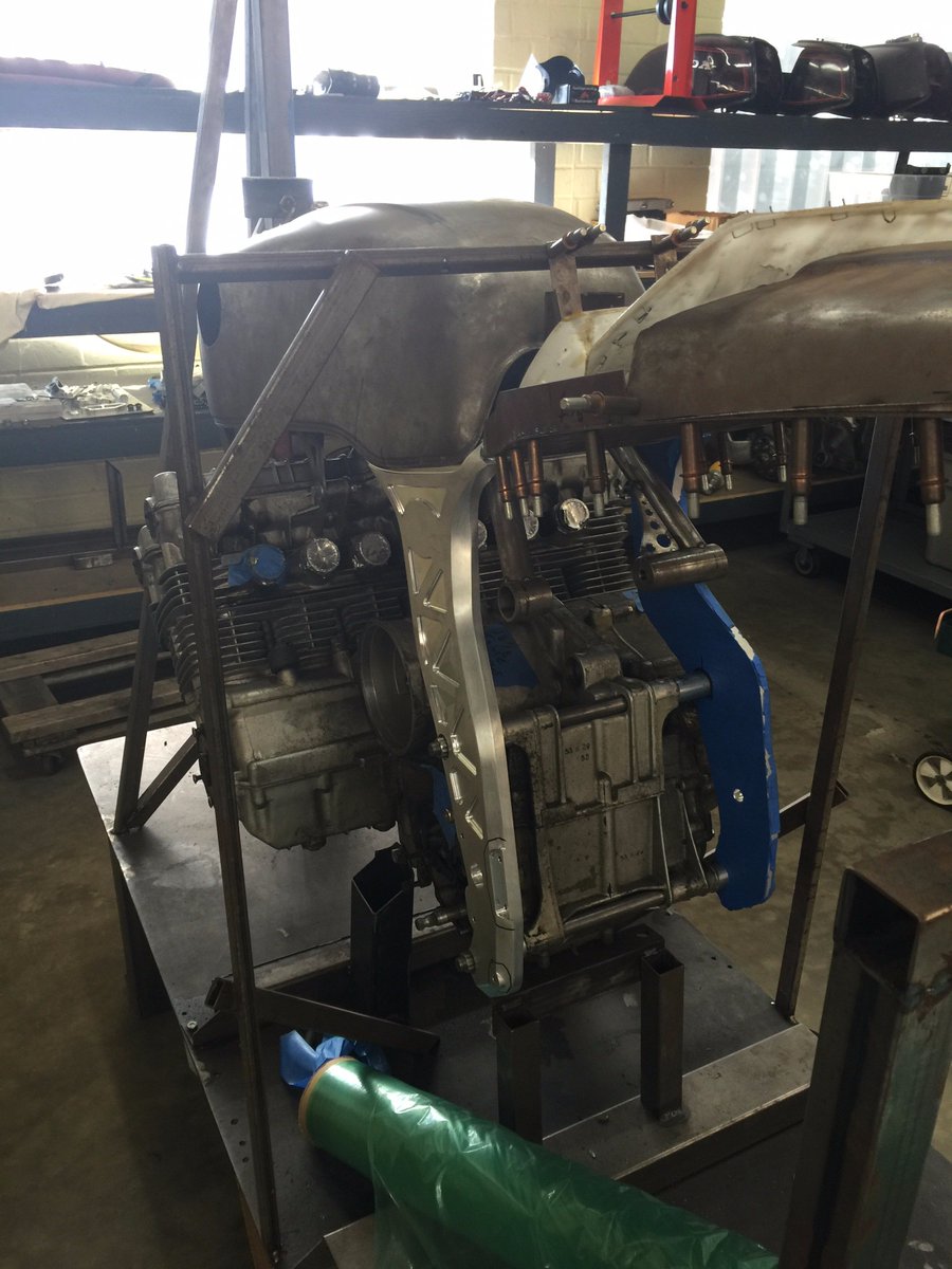 imaginevehicles's tweet photo. The revised frame spars ready to go on our IVI CBX Titanium GEN II! #imaginevehicles #motorcycle #Riders #Joyride https://t.co/1b1DHi7ade