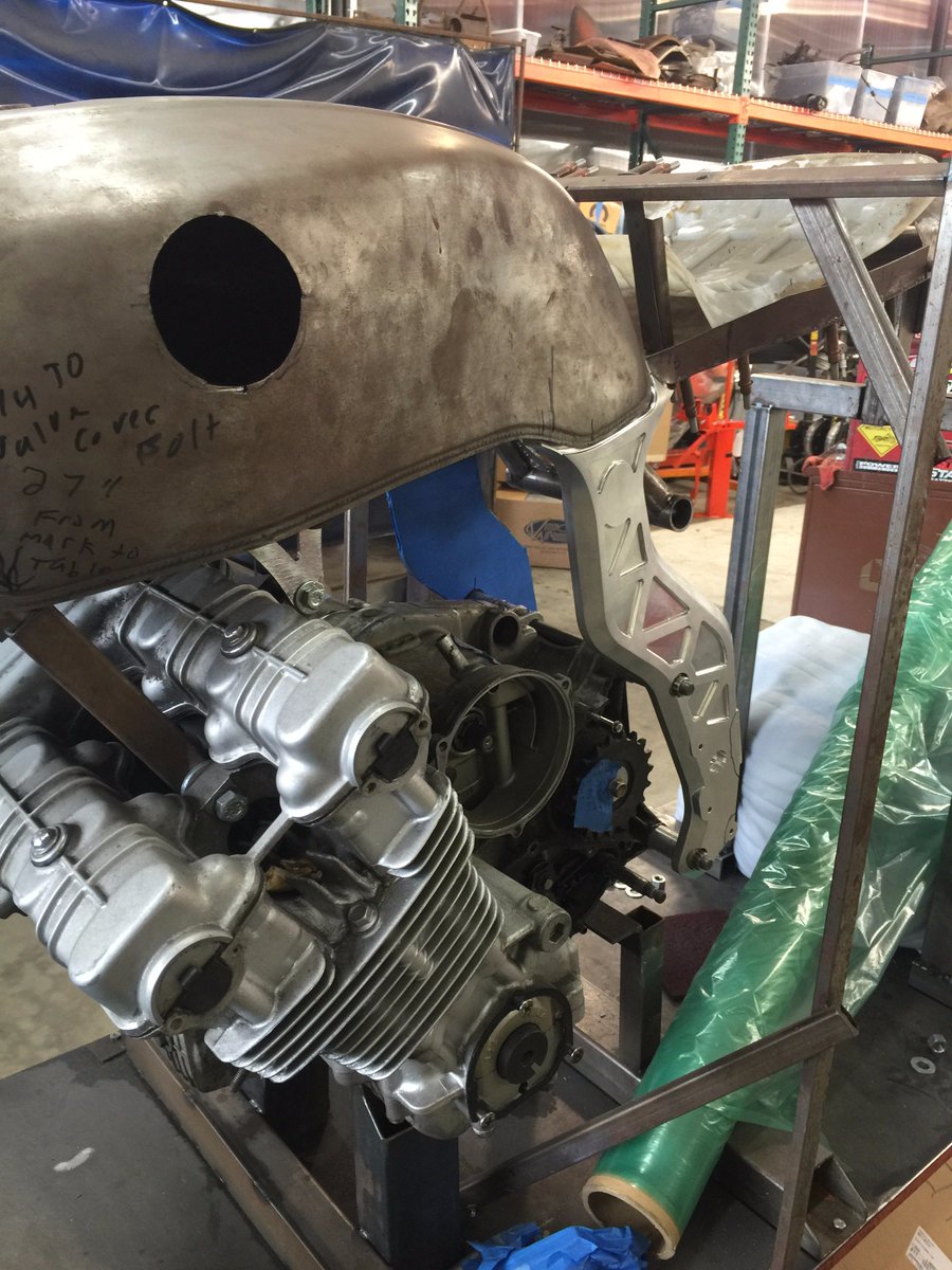 imaginevehicles's tweet photo. The revised frame spars ready to go on our IVI CBX Titanium GEN II! #imaginevehicles #motorcycle #Riders #Joyride https://t.co/1b1DHi7ade