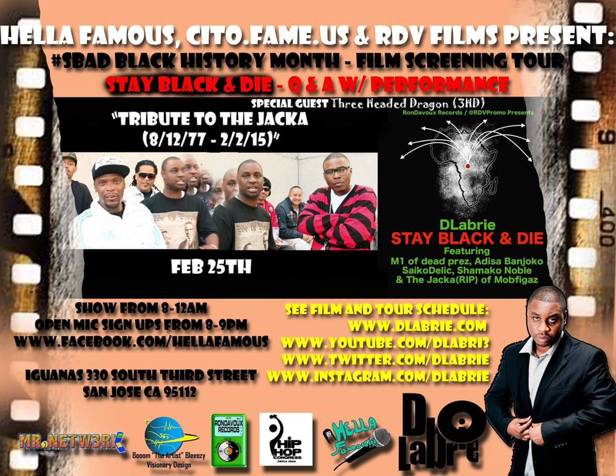 MaQSteeZ's tweet photo. TONITE @DLabrie  @ydmc @MadmanofRDV @RDVpromo #HELLAFamous #3HeadedDragon #RonDavouxRecords #SBAD https://t.co/Zy6rw5l7fl