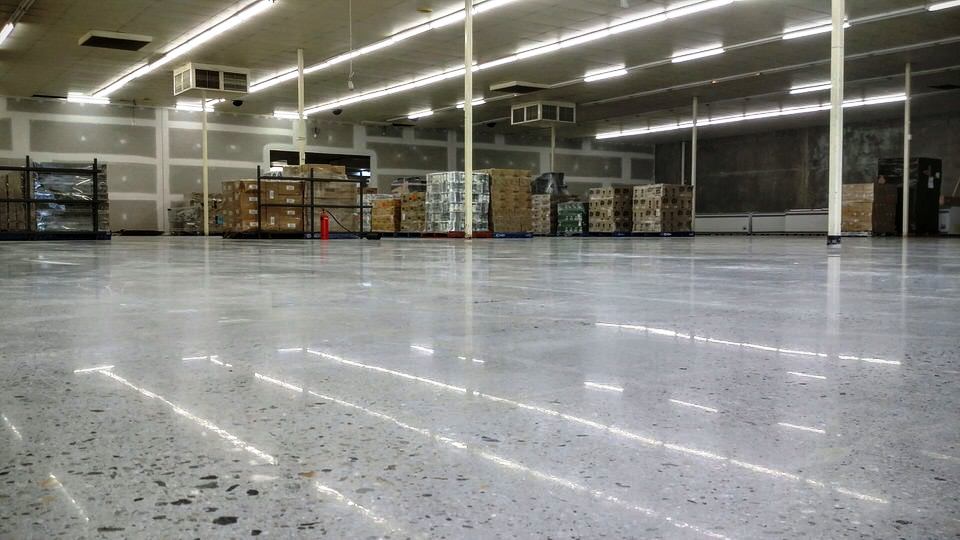 Think_Crete's tweet image. #PolishedConcrete with exposed aggregate. Turned out NICE in this space! #NWARK #NWA #OKC #Tulsa #SWMO #LittleRock