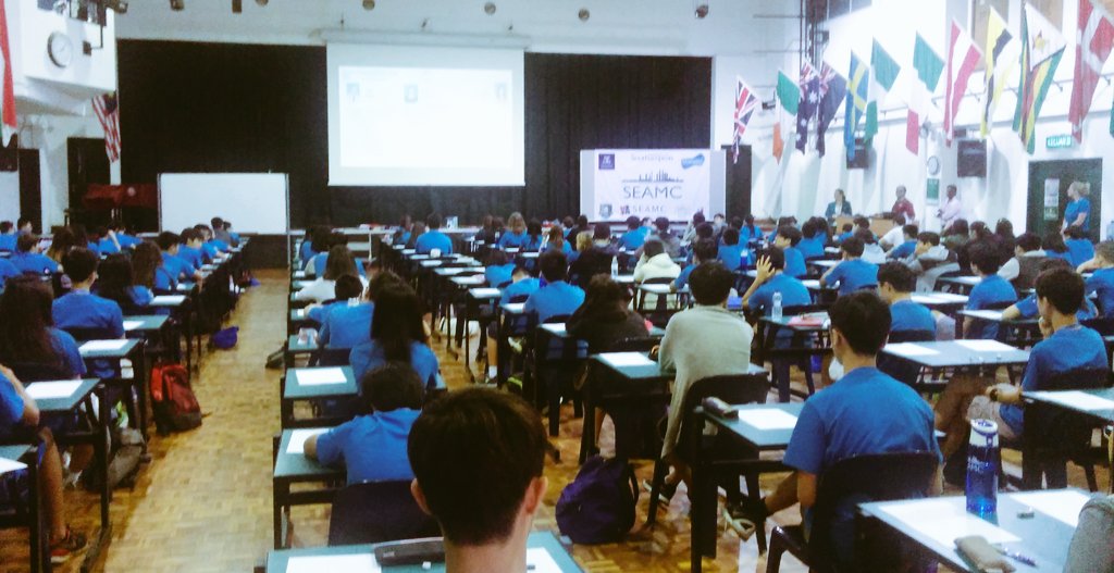 simi2001's tweet photo. #SEAMC2016 kicks off with the Individual Round. Good luck BSJ!! #bsjbytes #bsjmaths https://t.co/WXxTYxZJ2R