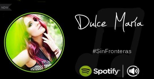 NewsDulceWorld's tweet photo. Siga ya @DulceMaria en su cuenta SPOTIFY y disfruta de todas sus canciones: https://t.co/zBhebUlzDR https://t.co/iujnX4fhvo