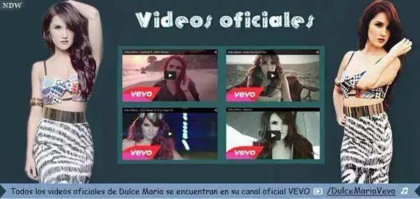 NewsDulceWorld's tweet photo. Canal oficial de Dulce María en VEVO https://t.co/A22pTKzH3Q ¡Suscríbete y vean todos sus vídeos!https://t.co/VpiEZAqrnz