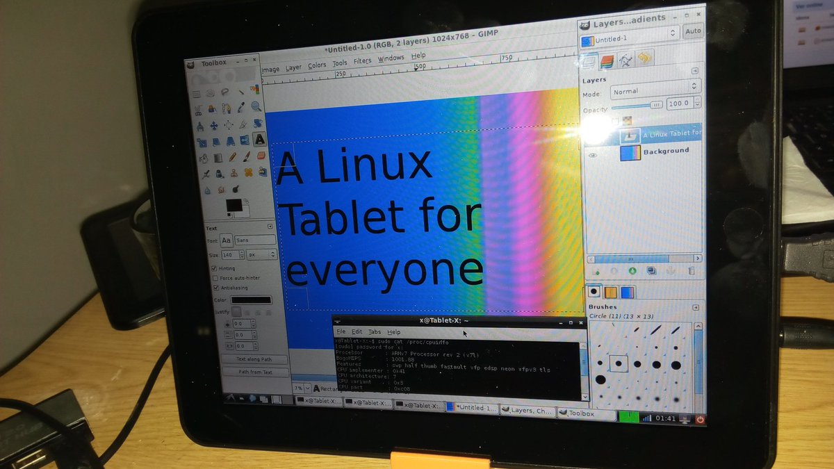PietreLinux's tweet image. Linux tablet for everyone
