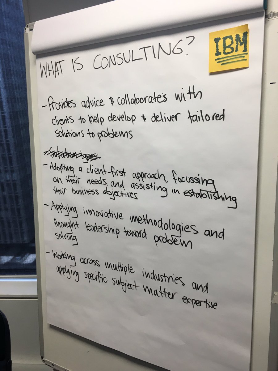 juddgoldstein's tweet image. @ibmgradsau @paul_zervos we think we nailed this #whatisconsulting #buzzwords #GBSSDLC16 #FM 👌🏼