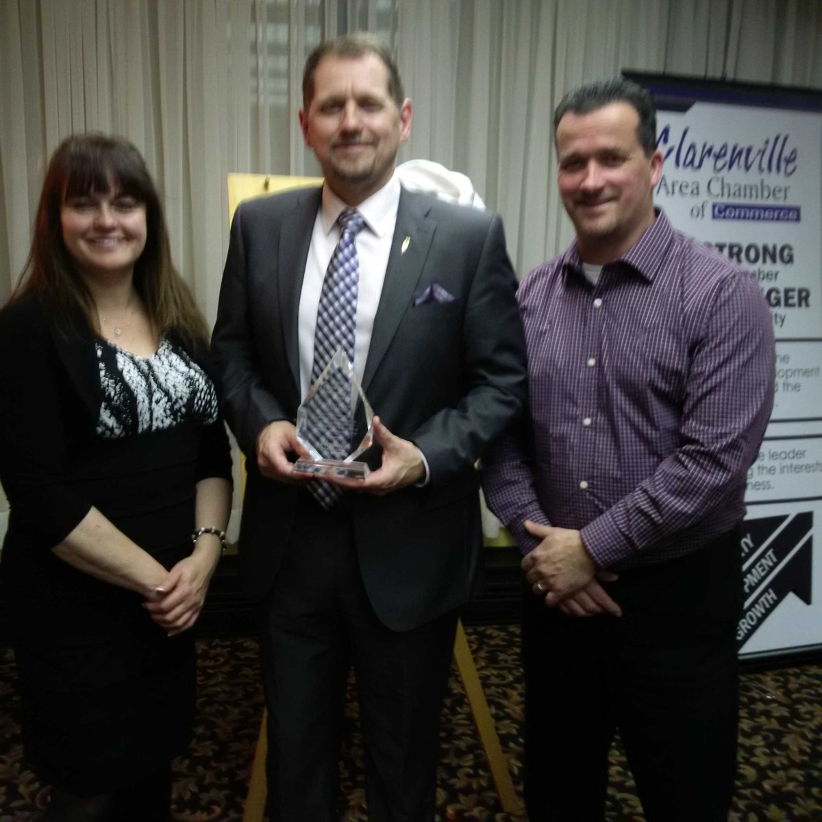 <a href="/HClarenville/">Habitat Clarenville</a> wins Corwin Mills Community Cares Award at the 2016 <a href="/chamber_cville/">Clarenville Chamber</a> Business Excellence Ceremony.