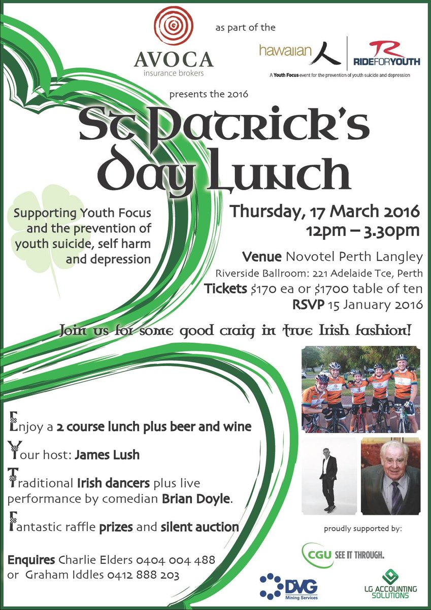 Avoca_Insurance's tweet image. Help us SMASH last years fundraising record while enjoying a great day out! @YouthFocusWA #HawaiianR4Y