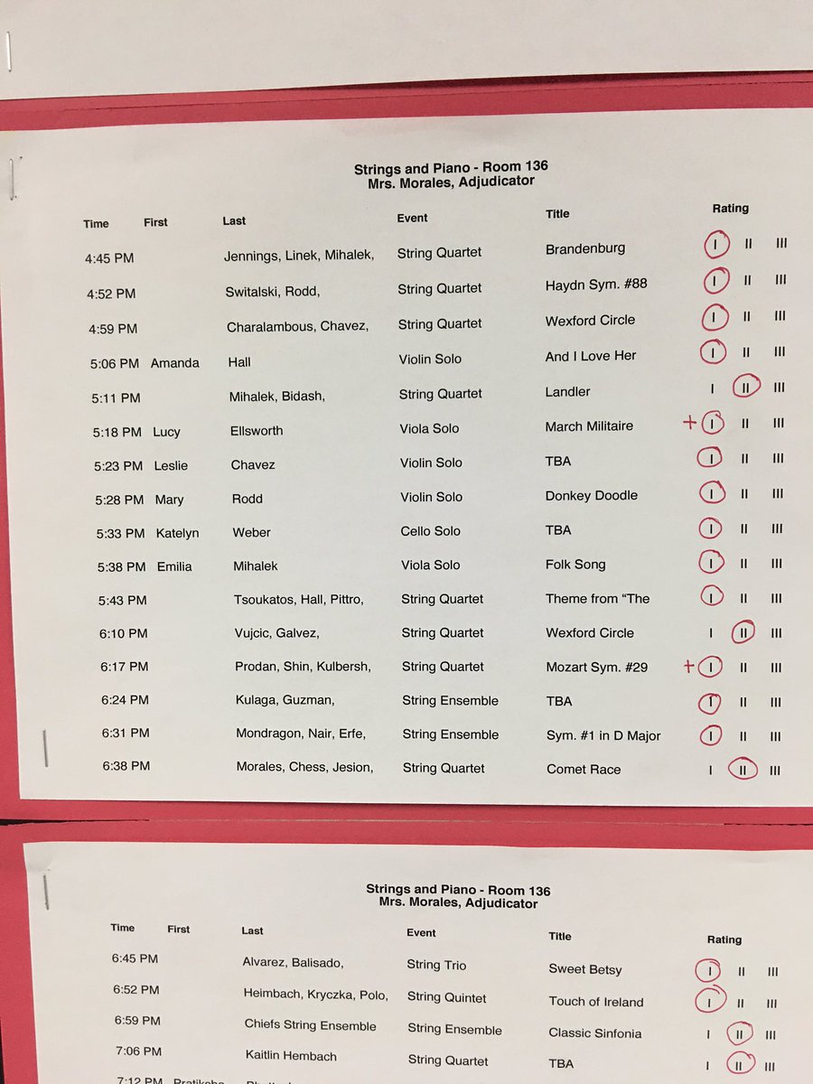 Congrats to our soloists and ensembles! So proud 😊!