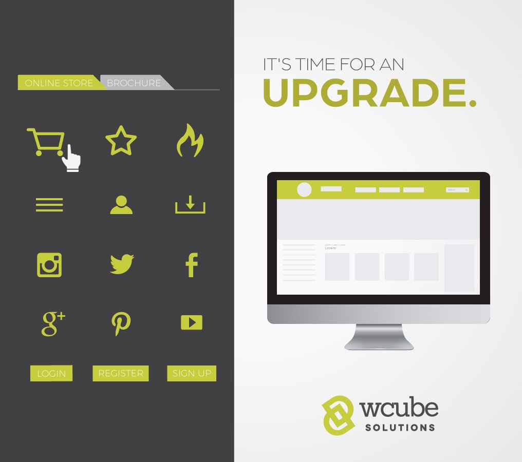 wcubesolutions's tweet image. IT&apos;S TIME FOR AN UPGRADE. Add special features to your website. Get it only from #WCubeSolutions. #Business