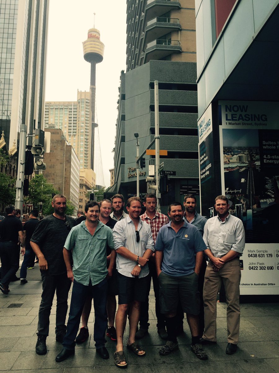 Introducing the 2016 Aust Grain Grain Farm Leaders who visited our Syd HQ today #AGFLP