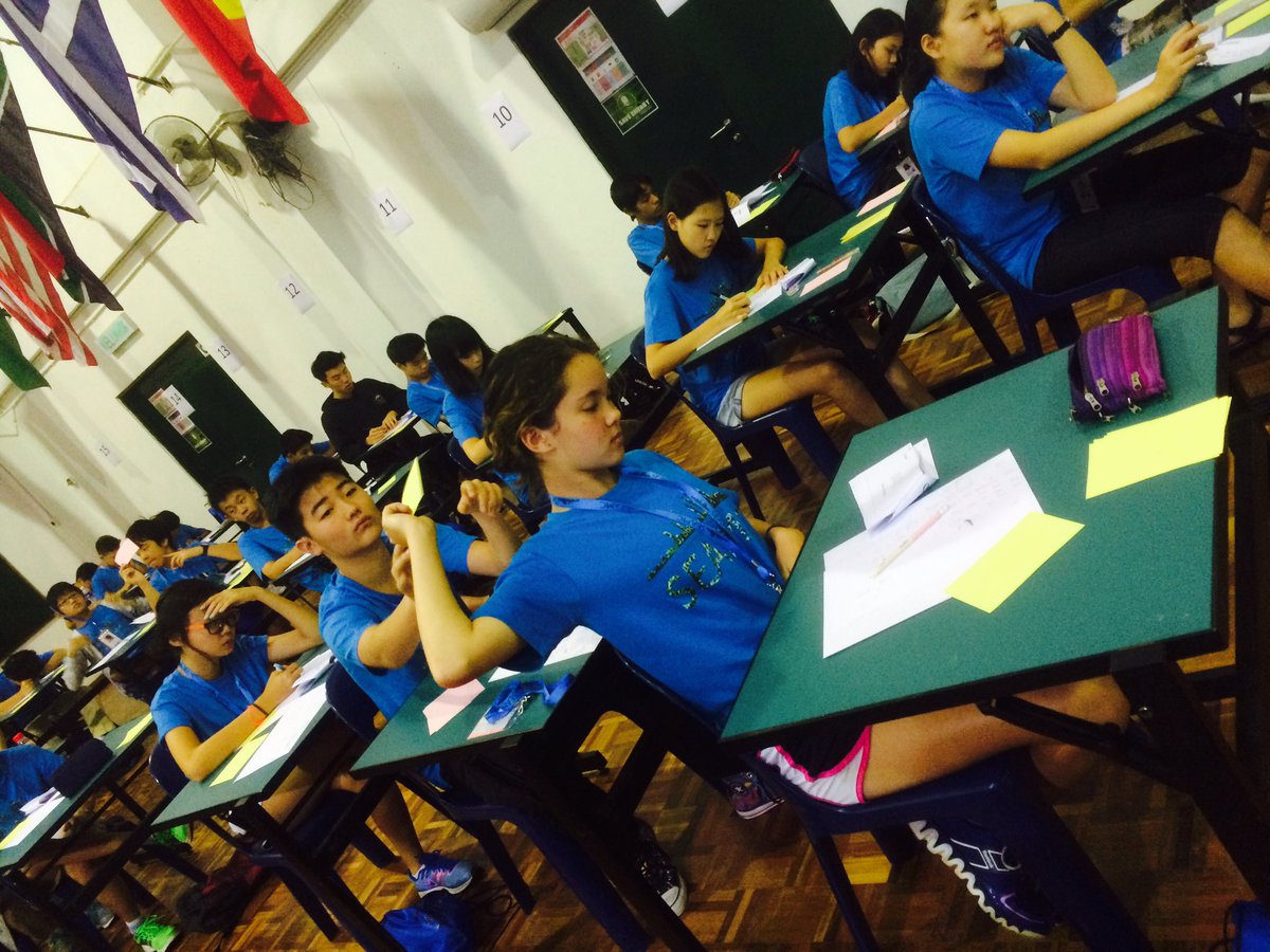MikeShkurka's tweet photo. Team @BSJ_Maths having an @nrichmaths experience with @charliegild at #SEAMC2016 @AliceSmithSch !! #bsjbytes https://t.co/SwQeM1BiUN