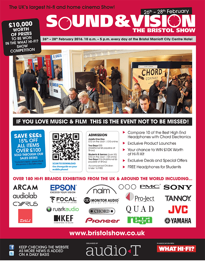 AudioTgroup's tweet photo. Sound &amp; Vision, The Bristol Show Starts Today! Grab Some Great Deals From Audio T https://t.co/Qn6tataagh https://t.co/gbxHBiN2js
