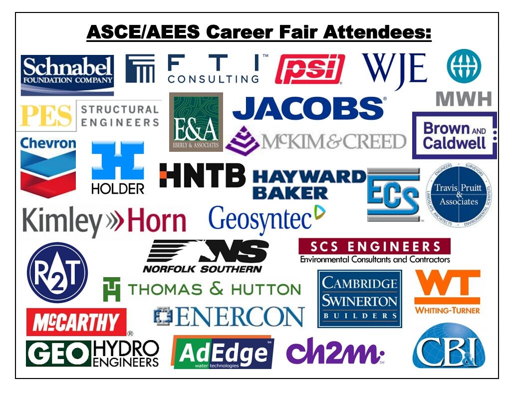 GTASCE's tweet photo. Check out the companies that will be at our joint career fair with AEES on March 2nd! https://t.co/e0849dTRHy