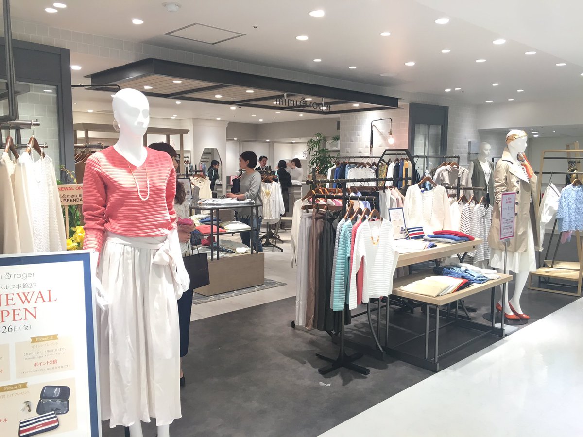 福岡parco 福岡パルコ 本日 本館2f ローズバット グレースコンチネンタル ウォール ミミ ロジャー リニューアルオープン T Co N1s1jhk250