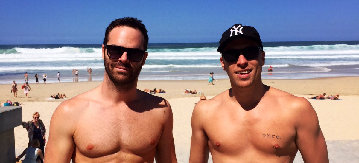 NakedMagicians's tweet photo. Suns out, guns out. Gold Coast get ready! @theartscentregc #thenakedmagicians #nakedmagic https://t.co/n2cEDBkH4B
