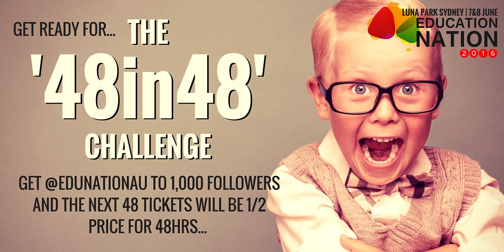 EduNationAU's tweet image. Want a 1/2 price ticket for @EduNationAU? Then read on dear friends... and start retweeting! #aussieED #fridayfun