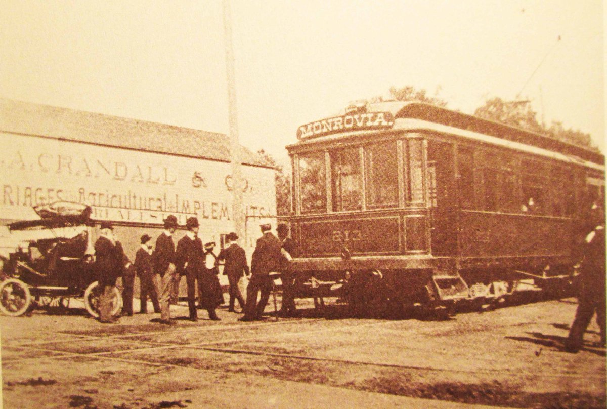 With opening of Metro Gold station in Monrovia, Saturday, here's a photos of the first car <a href="/metrolosangeles/">Metro Los Angeles</a>