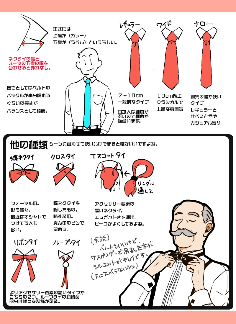 スーツも簡単にまとめてみた。個人的にはベストが大好きすぎてしょうがないです。本当格好いい。 