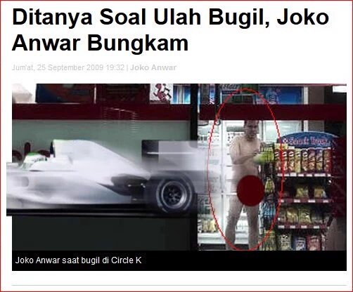 kecoak2an's tweet photo. Orgil dia "@nanamiftah_: Gini kelakuan @jokoanwar , die hard ..seneng bugil. Pantesan hadist nabi diblg hate speech https://t.co/PPXojWxCHQ"