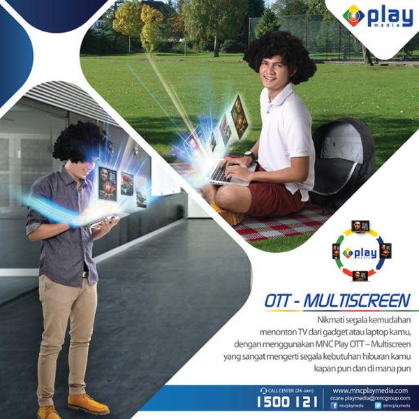 Nikmati kecanggihan fitur Multiscreen dgn menghubungi 081615820485 untuk berlangganan MNC Play Media