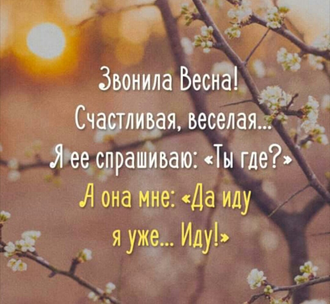 Фразы про весну