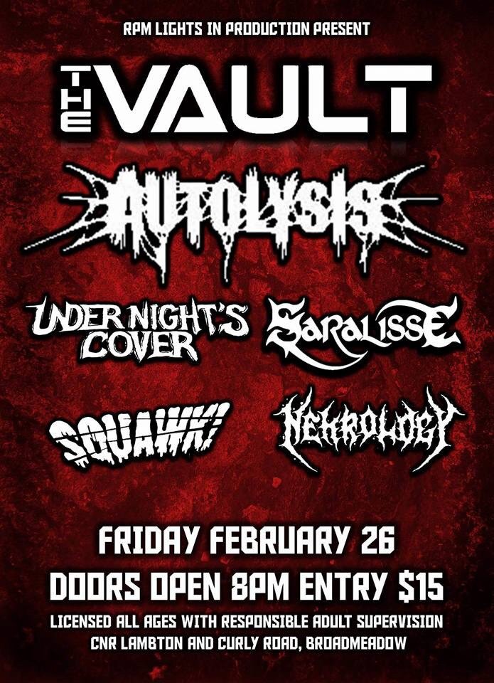 squawkband's tweet image. Playing Newcastle tonight at the Vault!
See you then then x