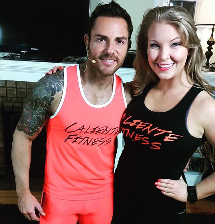 jasonroselllive's tweet image. On set for my &quot;EverybodyWorkItOut &quot;Fitness DVD&quot; w/ Rebecca from my latest #TV show w/ #jillianmichaels #sweatinc 💪😀💪