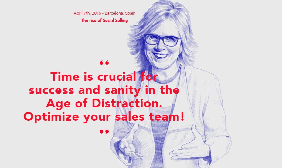 WorldSalesCon's tweet photo. Join @jillkonrath at #WSC2016 and learn how to sell more in less time! #optimization 
https://t.co/K5pHYRxyvn https://t.co/VOZOKlgBps