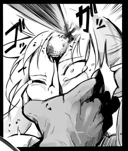 りょなけ本の締め切りまで11時間をきって一心不乱に作画作業してる状態\(^o^)/ 