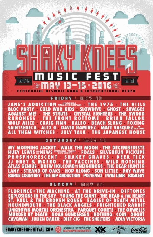 FestivalSnobs's tweet photo. We're hooking someone up with passes to Atlanta's @ShakyKneesFest 2016. RT and Enter Here: https://t.co/C3noIfOPbV https://t.co/lqaDDCAJie
