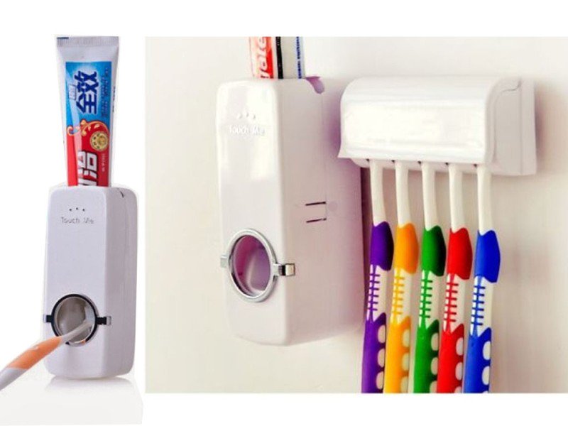 SashTimeUK's tweet photo. Wall Mount Automatic Toothpaste Dispenser easily saves money on wasted tooth paste @ https://t.co/K4ADPQeSV1 https://t.co/vCa8ieQkAT