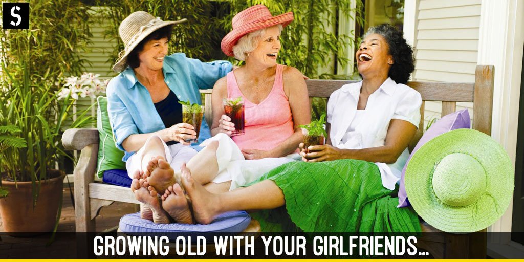 seniorprnr's tweet photo. What would our wives/daughters/nieces do without their girlfriends? ;)

#HappyFriday from - https://t.co/Ntbp2gYMOm https://t.co/34ZUqUEWpH