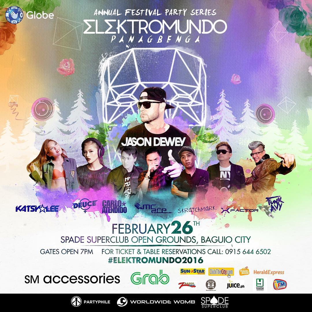 partyphile_app's tweet photo. See you later at #Elektromundo2016 Panagbenga! Tickets are P200 only in the Partyphile App. Get yours, hassle-free! https://t.co/W6ZyGJwaii