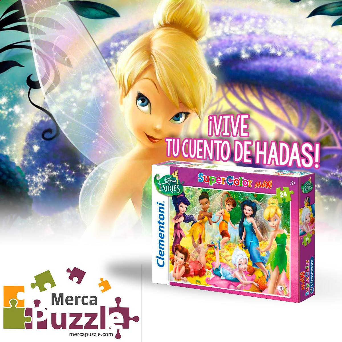 MercaPuzzle's tweet photo. Hacer un #puzzle de #Hadas siempre hace soñar y darle a la #imaginación. ¡Haz que tus peques sueñen! https://t.co/VoOoCc0f78