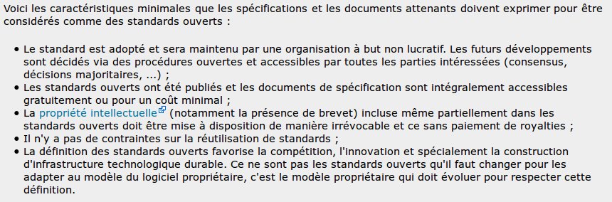 rboulle's tweet image. Qu&apos;est ce qu&apos;un format ouvert ? Une bonne défintion #Interoperable #RGI #OOXML #ODF Méfiez-vous des contrefaçons :)