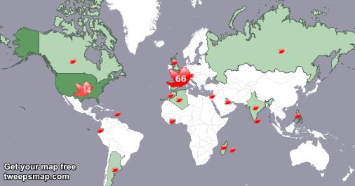 nikitacohen's tweet photo. Selon https://t.co/AdZuyVlHDN Mes followers vivent en: France(65%),États-Unis(14%),Israël(4%) https://t.co/8A7IAQzOvH