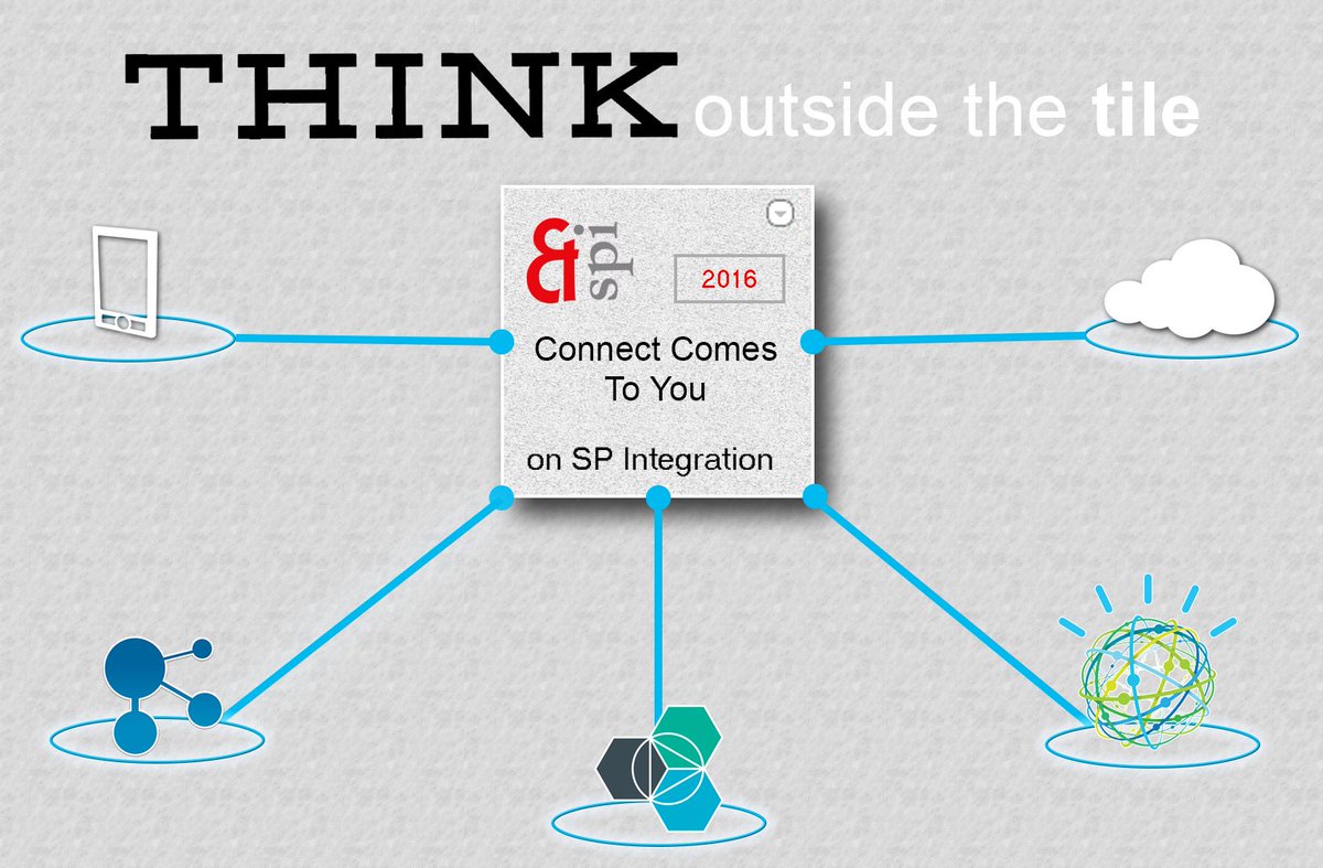 TheZutero's tweet photo. We have found the Motto for our Upcoming #IBMConnect #CCTY @SP_Integration : THINK outside the tile https://t.co/swJLz0AhJ4