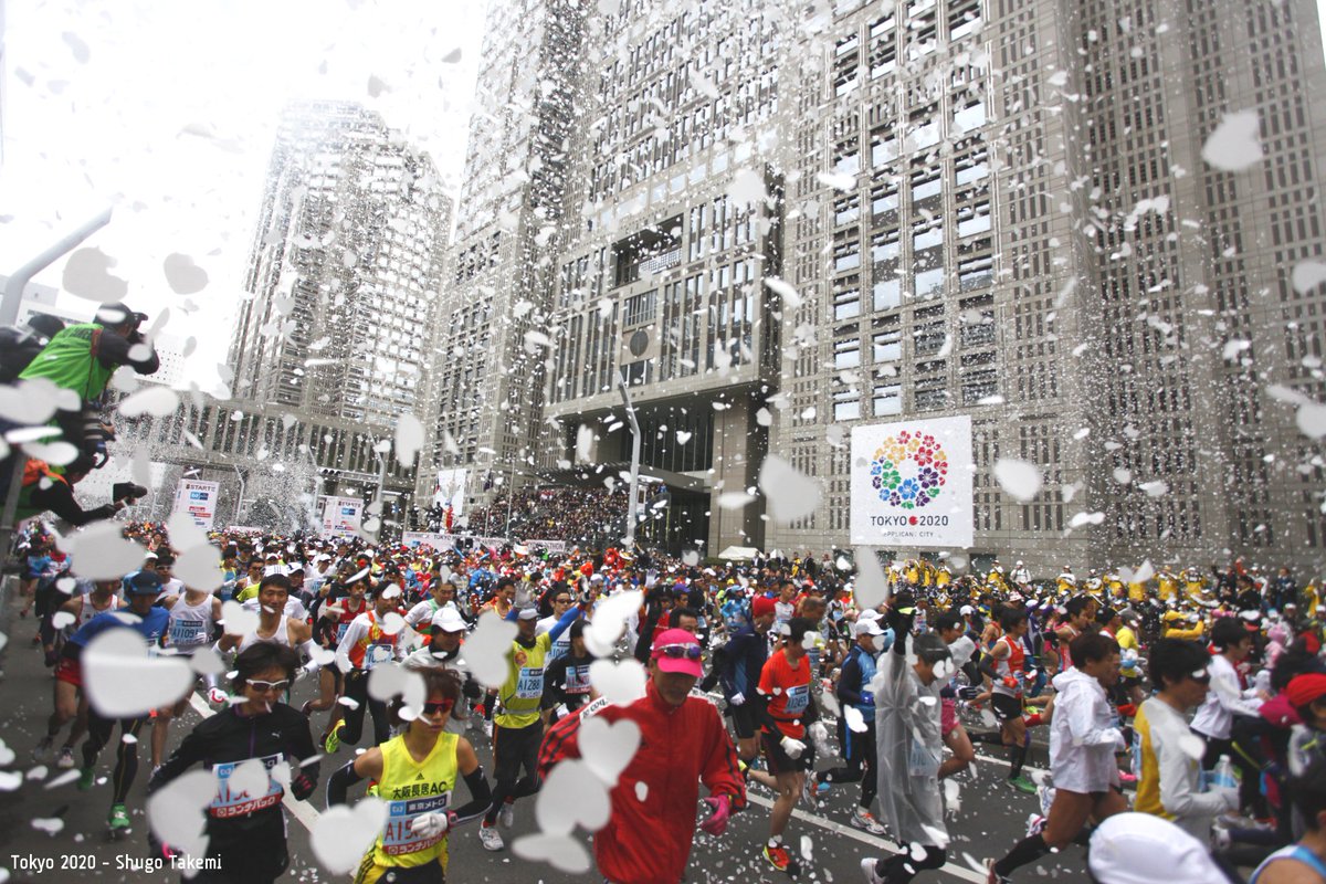 Tokyo2020's tweet photo. #Tokyo will be a stunning theatre of sport on Sunday… It's Marathon Day! Let’s get out there &amp; cheer on the runners! https://t.co/M3EShlgcXp