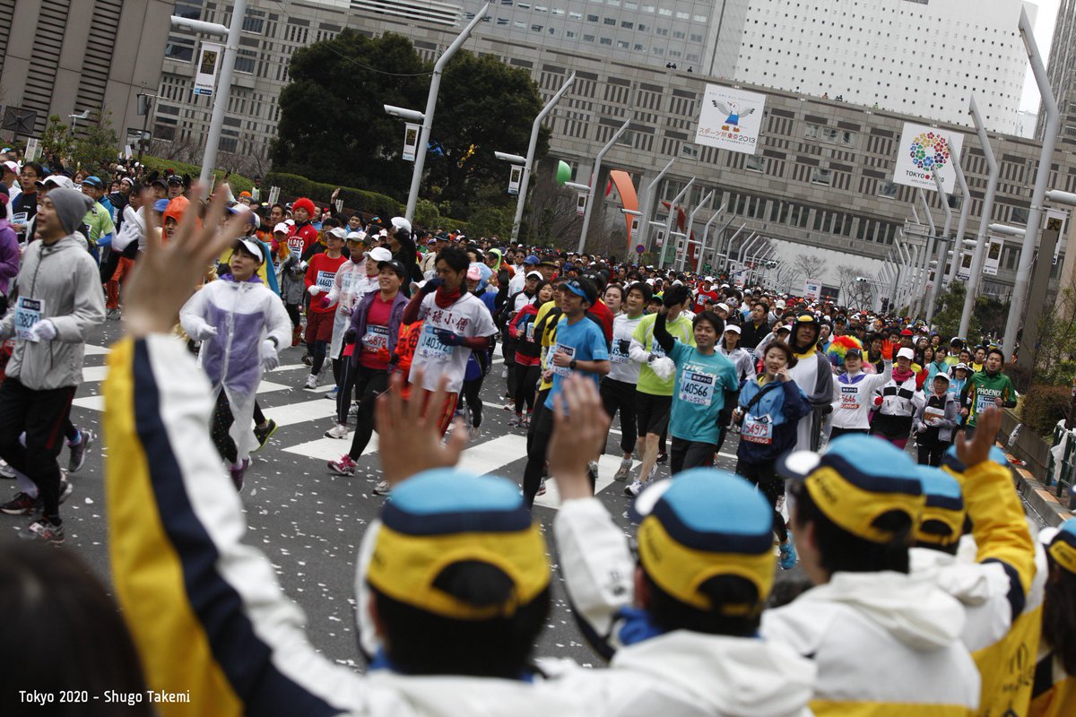 Tokyo2020's tweet photo. #Tokyo will be a stunning theatre of sport on Sunday… It's Marathon Day! Let’s get out there &amp; cheer on the runners! https://t.co/M3EShlgcXp