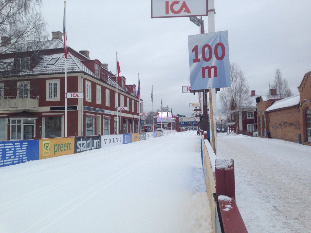 Vasa week starts today with Kortvasan. Good conditions. Hope for same conditions next weekend for the vasaloppet
