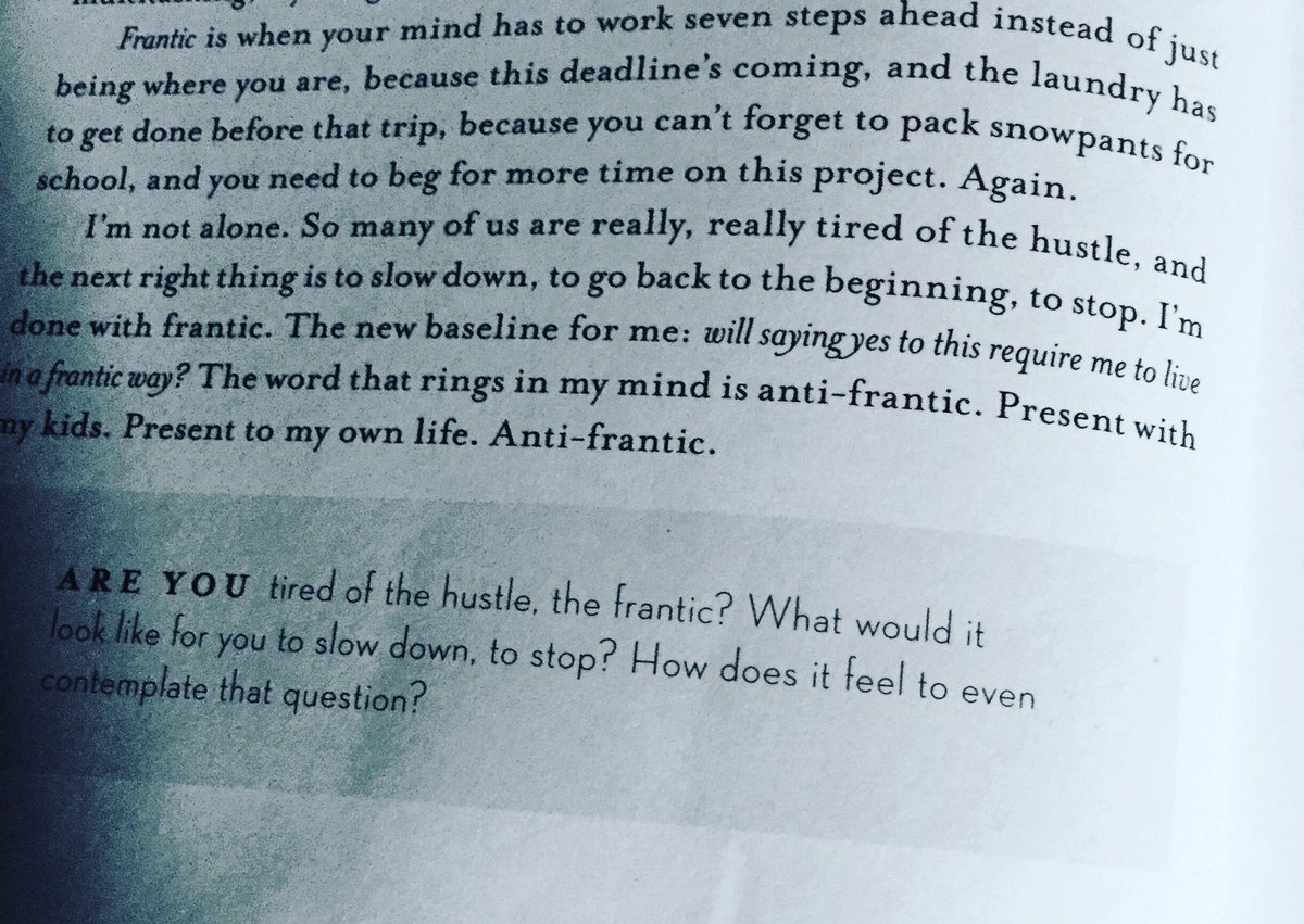 DanaDiDonato's tweet photo. "Will saying yes to this cause me to live in a frantic way?" #AntiFranticLife #SlowDown #Savor #Goals #Theme2016 https://t.co/g84EokSR1e
