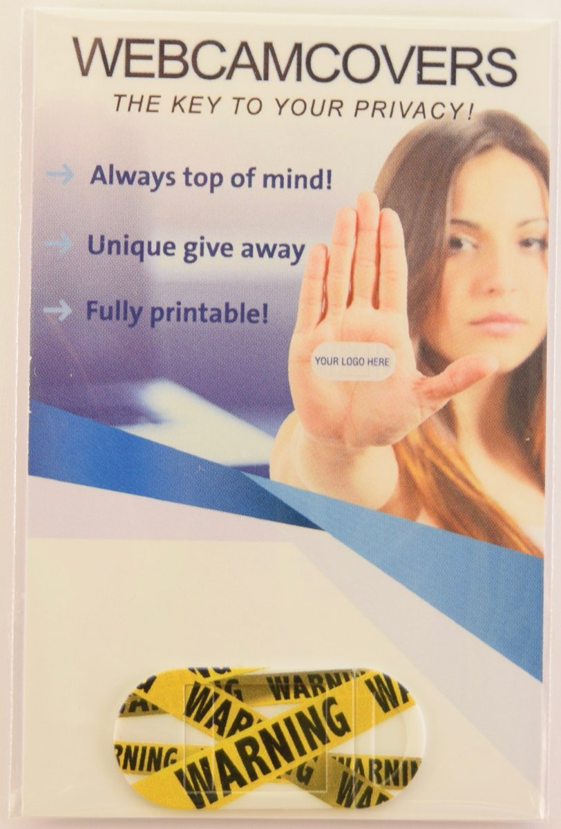 WebcamBlock's tweet image. The unique #giveaway of 2016! Fully printable and always your #logo top of mind! webcamblock.com