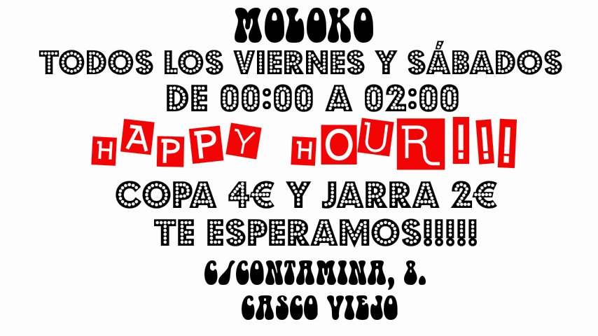 Pubmoloko's tweet photo. La esperamos esta noche en Moloko!!! #findeslocos #Zaragoza  #fiesta #NocheLoca https://t.co/RHvLeUwSFI