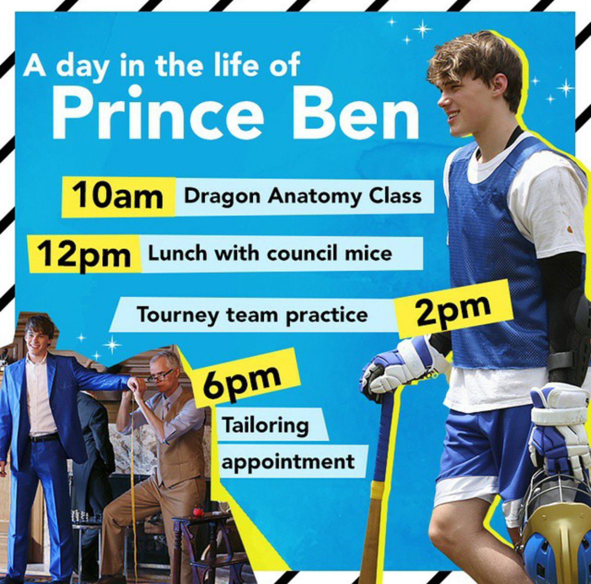 mitchell hope on twitter prince ben descendants