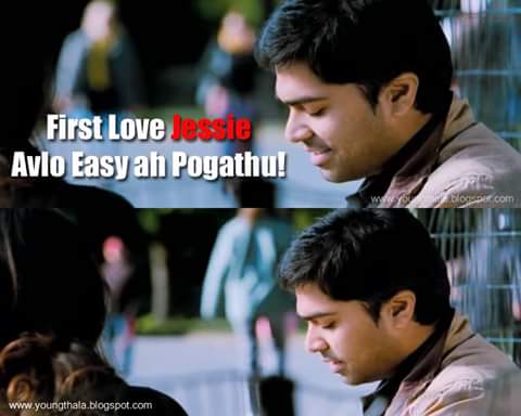 iam_NaSa's tweet photo. First Love #ஜெஸ்ஸி அவ்லோ ஈசியா போகாது
#VTVFever #JessieForEver
#6YearsOfRomanticClassicVTV https://t.co/1FZ5FBjIDP