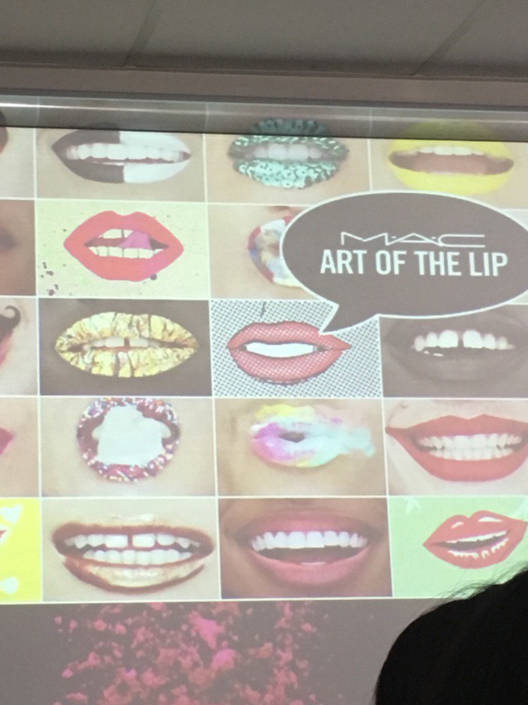 ClmncLFlhc's tweet photo. Art of the lip #MacCosmetics #makeupartist #digital5comm https://t.co/KtFopyrpjy